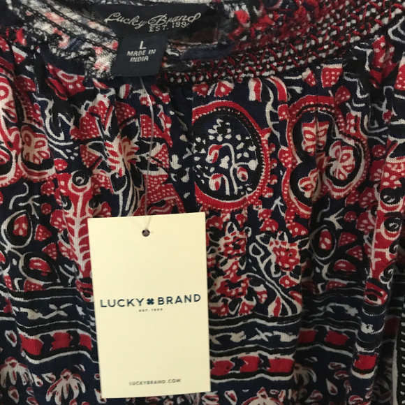 NWT Lucky Brand Off the Shoulder Knit Dress Large - Picture 3 of 5